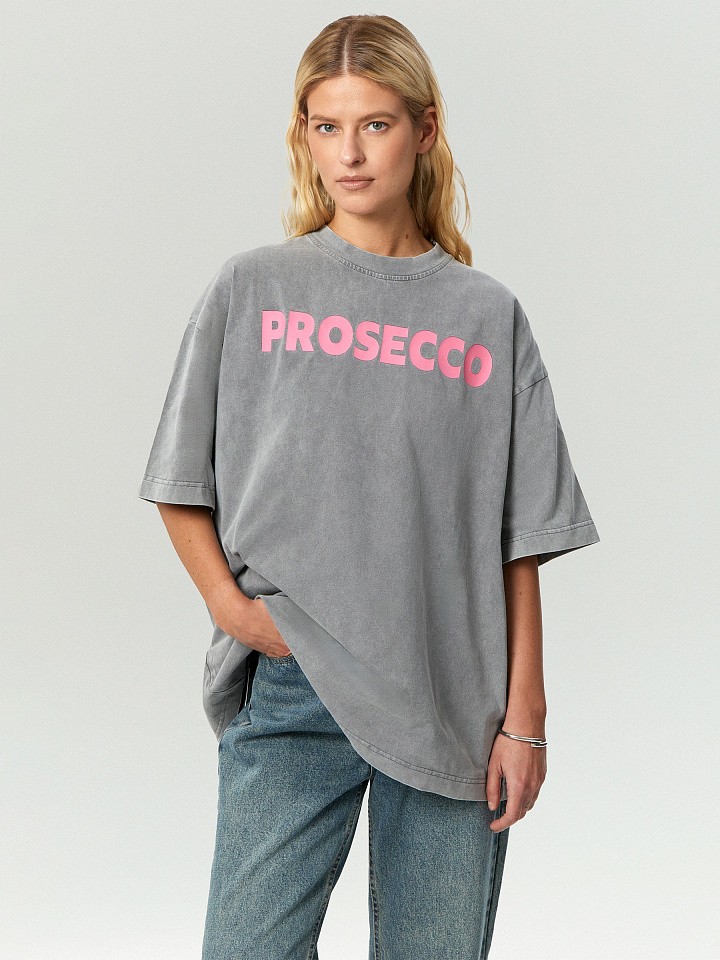 Футболка oversize с эффектом варки Футболка oversize с эффектом варки